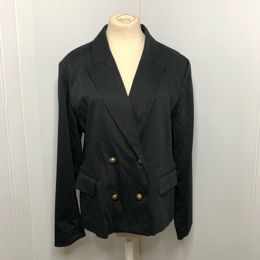 Pinstriped Blazer